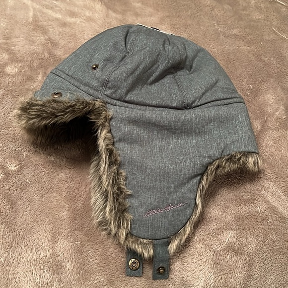 New mens L/XL EDDIE BAUER down trapper hat. - Picture 1 of 7